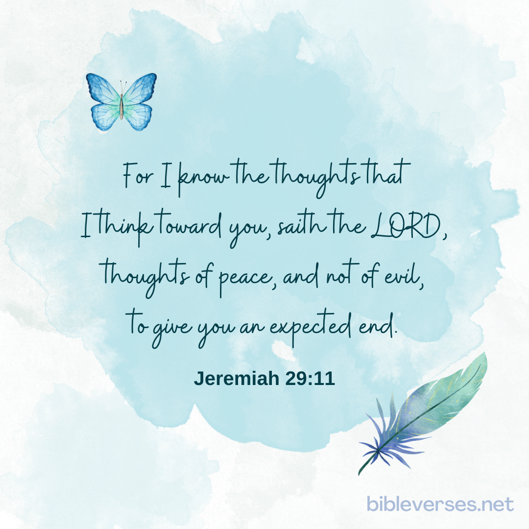 Jeremiah 29:11 - Bibleverses.net