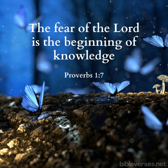 Proverbs 1:7 - Bibleverses.net