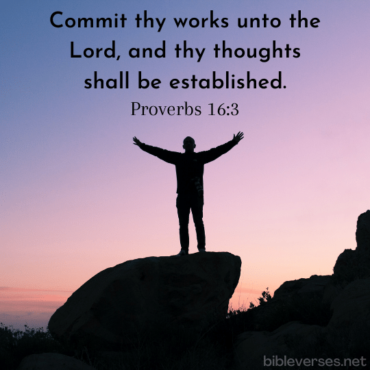 Proverbs 16:3 - Bibleverses.net