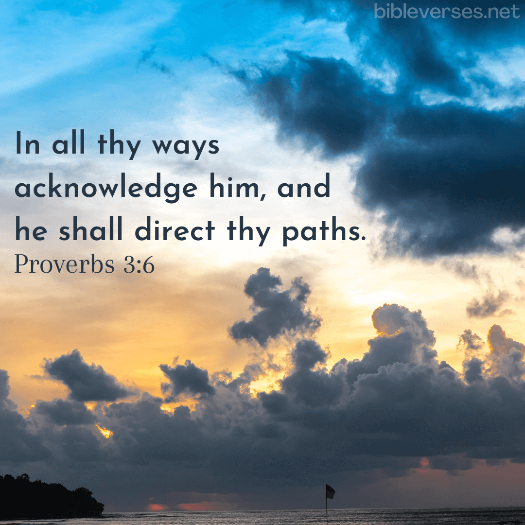 Proverbs 3:6 - Bibleverses.net