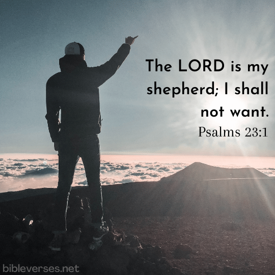 Psalms 23:1 - Bibleverses.net