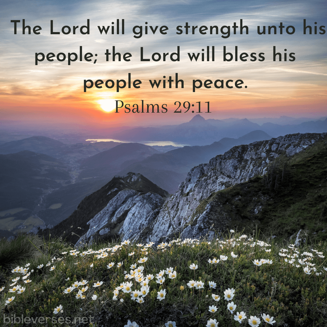 Psalms 29:11 - Bibleverses.net