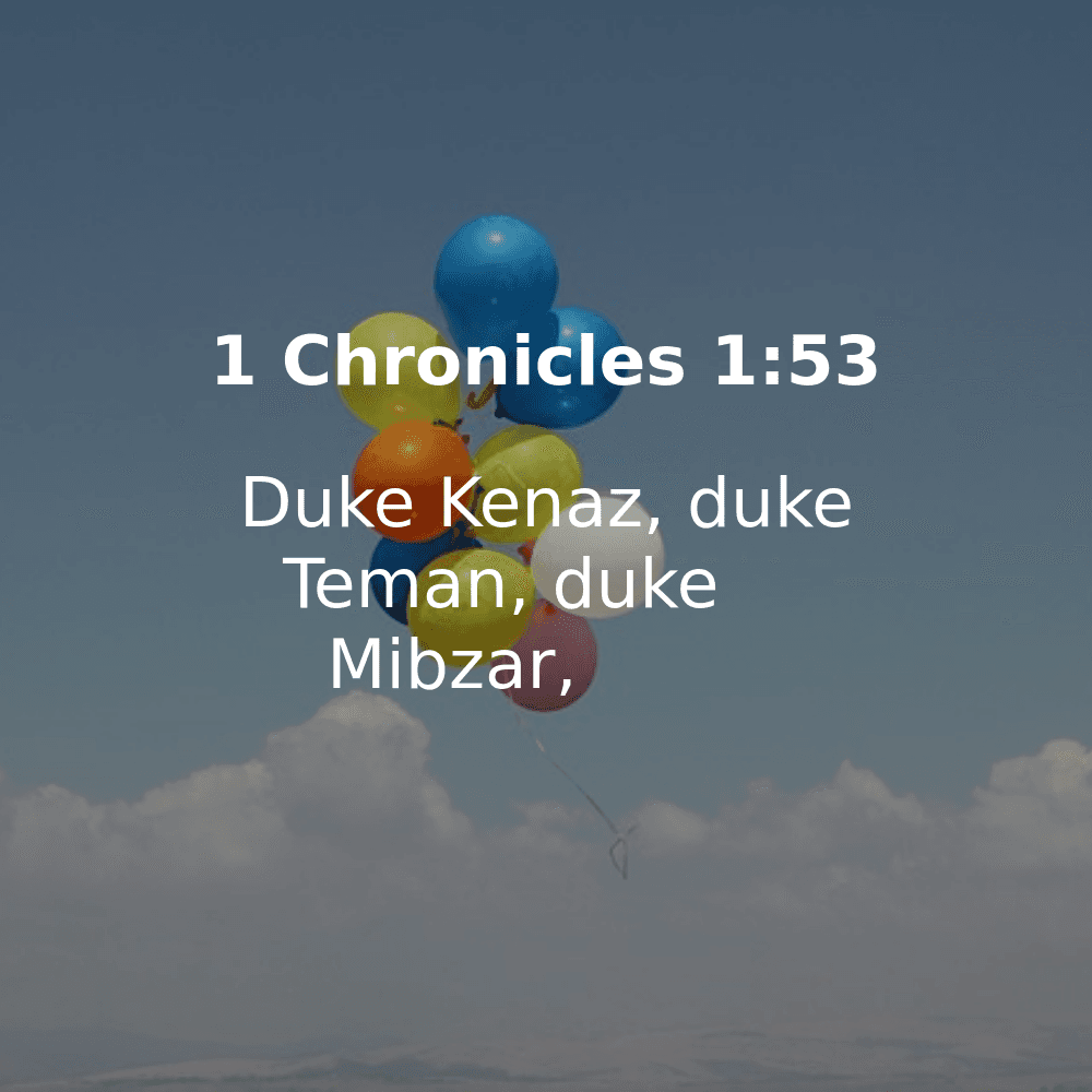 1 Chronicles 1:53 - Bibleverses.net