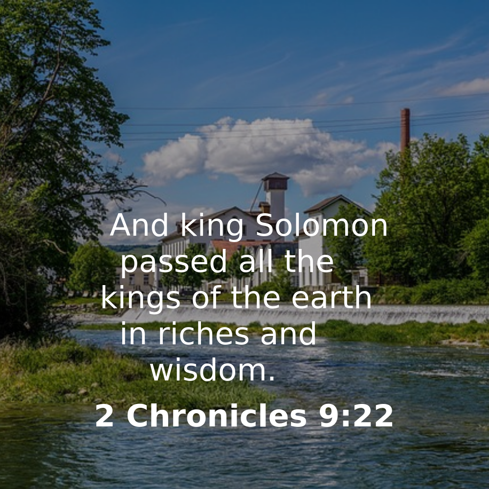 2 Chronicles 9:22 - Bibleverses.net