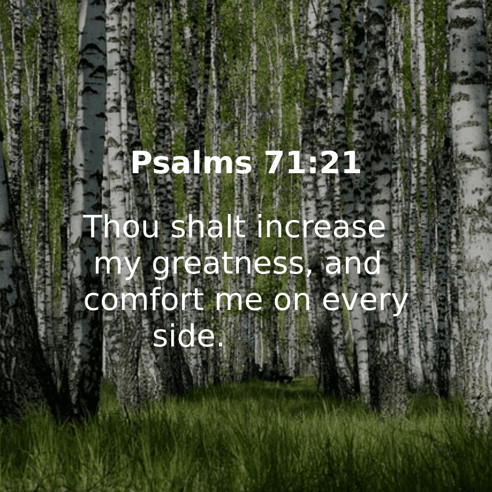 Psalms 71:21 - Bibleverses.net